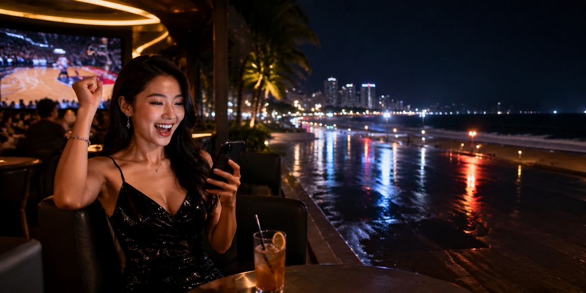 Khung cảnh Nha Trang gợi tình huống cần hỗ trợ khi xem bóng rổ